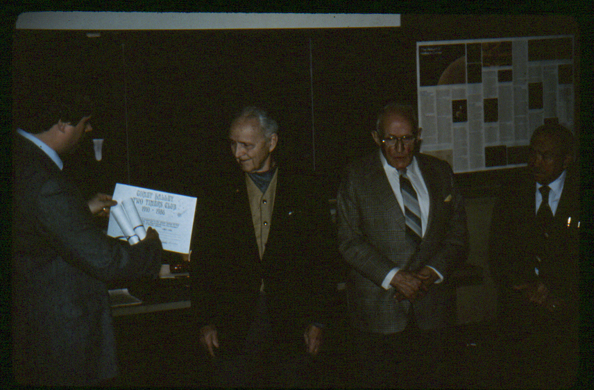 Halley's Comet two-timers Earl Benton, Charlie McFadden and Louis Richardson